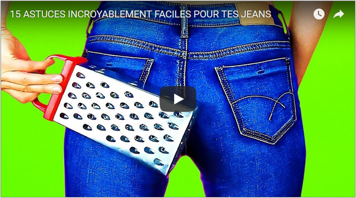 15 ASTUCES INCROYABLEMENT FACILES POUR TES JEANS