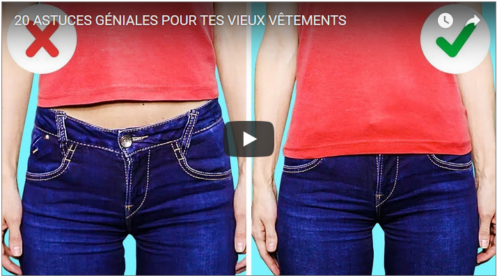 20 ASTUCES GÉNIALES POUR TES VIEUX VÊTEMENTS