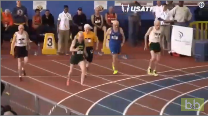 Orville Rogers bat le record du monde du 60 mètres pour les plus de 100 ans