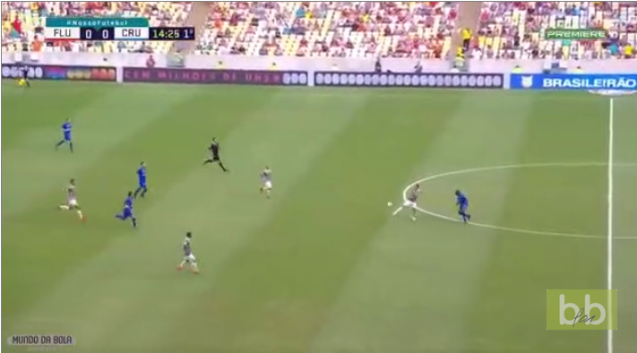 Un joueur brésilien lâche un gros tacle dans le visage de son adversaire