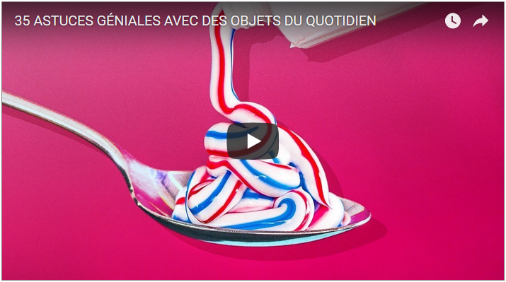 35 ASTUCES GÉNIALES AVEC DES OBJETS DU QUOTIDIEN