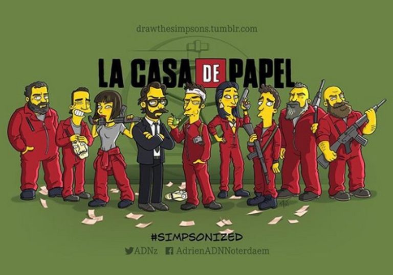 Bande Original La Casa De Papel La Casa de Papel à la sauce Simpson et c'est génial !! - Breakforbuzz
