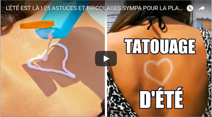 25 ASTUCES ET BRICOLAGES SYMPA POUR LA PLAGE