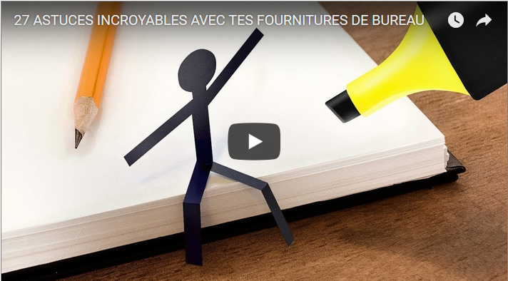 27 ASTUCES INCROYABLES AVEC TES FOURNITURES DE BUREAU