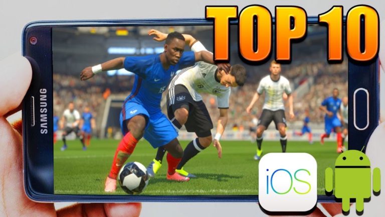 TOP 10 des meilleurs JEUX de FOOTBALL sur Android 2018 HD