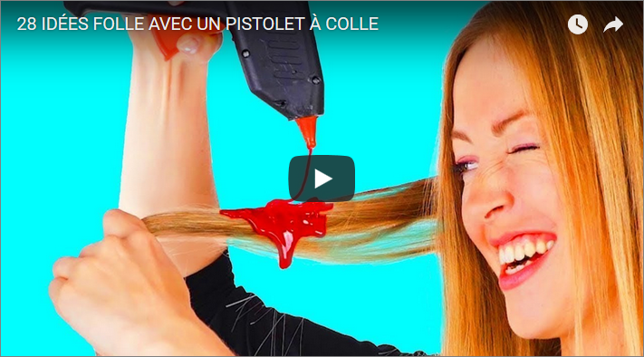 28 IDÉES FOLLE AVEC UN PISTOLET À COLLE