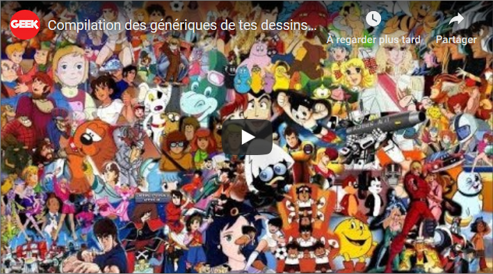 Compilation des génériques de tes dessins animés préférés année 80