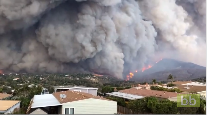 Les images incroyables des Feux de forêts à Malibu aux Etats-Unis