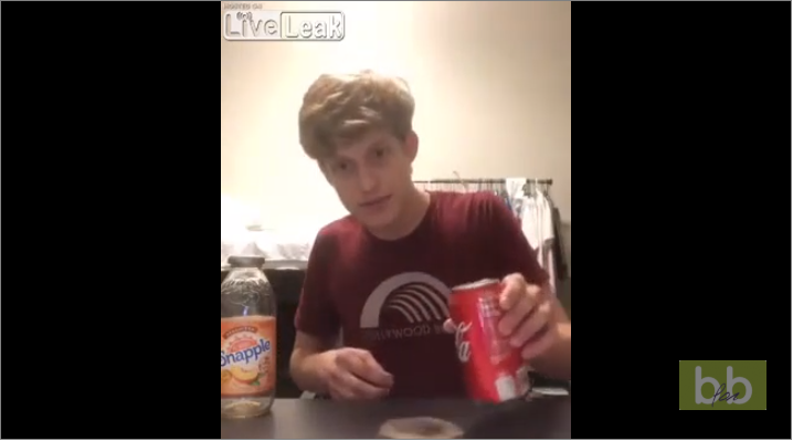 Sniffer du coca cola… Très mauvaise idée !!