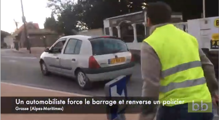 Gilets Jaunes, quand des automobilistes forcent les barrages