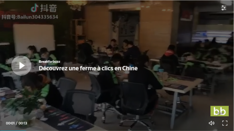 Découvrez une ferme à clics en Chine