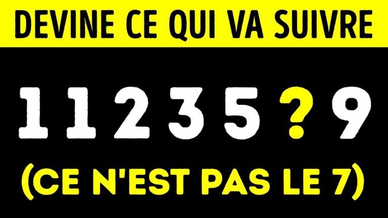 17 Énigmes qui peuvent te faire tourner la tête