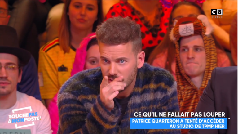 M. Pokora fait une énorme bourde en direct dans TPMP !