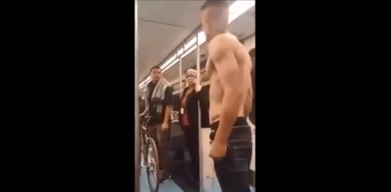 Un homme menace des passagers du métro et va vite comprendre son erreur !