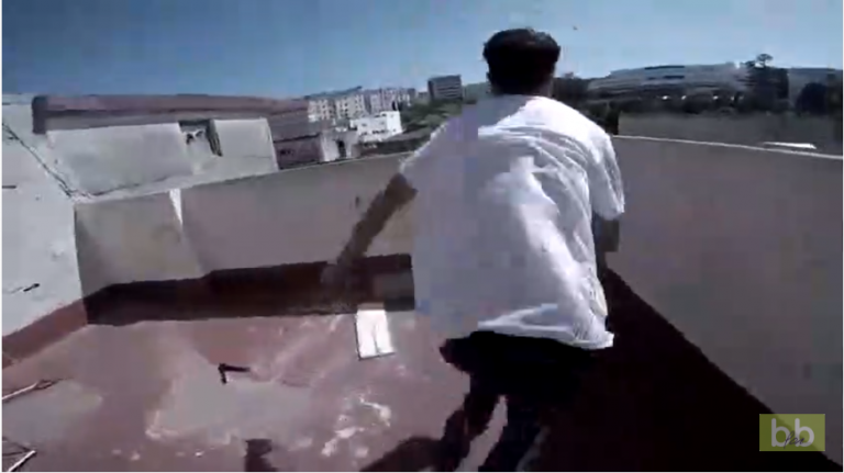 Parkour, il tombe à travers le toit d&rsquo;une maison !