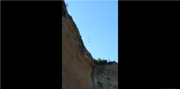 Un BASE jumper percute une falaise et se fracture une cheville
