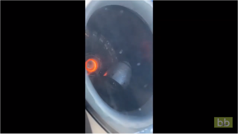 Flippant un passager filme le moteur de son avion endommagé en plein vol !