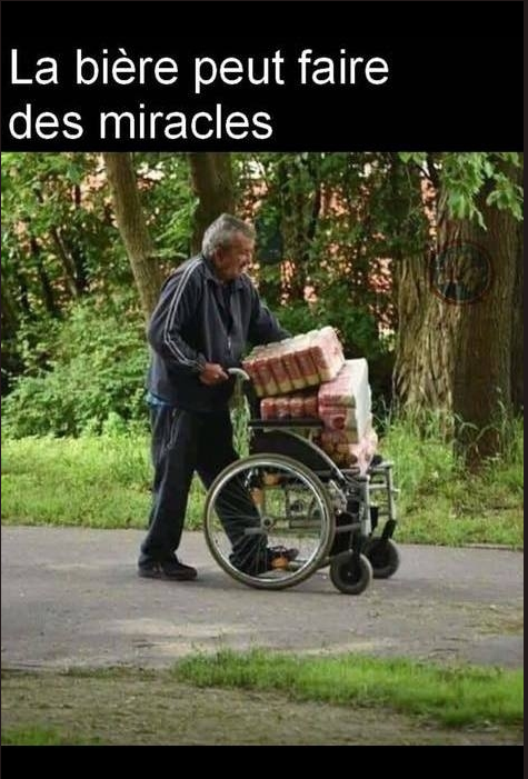 Image Drole Du Jour La Biere Peut Faire Des Miracles Breakforbuzz