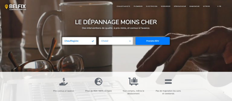 Première plateforme de réservation tous travaux !