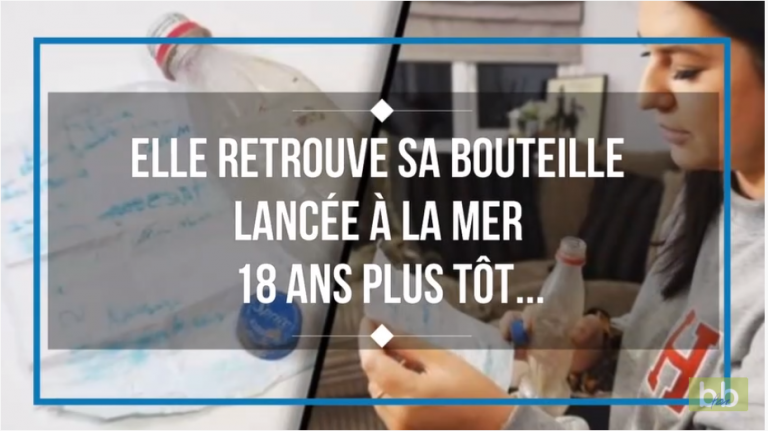 Elle retrouve sa bouteille lancée à la mer 18 ans plus tôt.