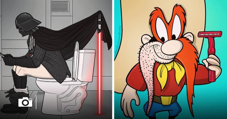 La vie secrète en images des personnages de la pop culture !