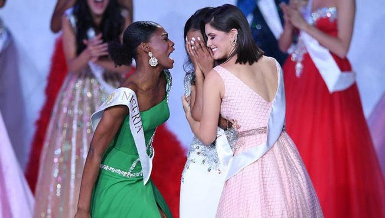 L’étonnante réaction de Miss Nigeria lors de Miss Monde 2019