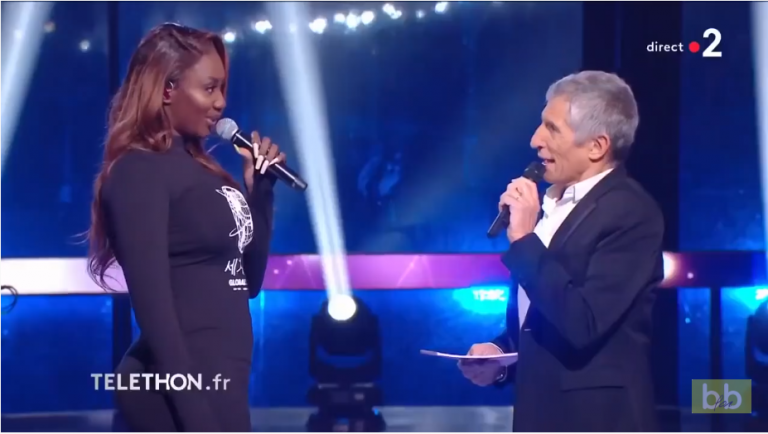 Malaise TV avec Aya Nakamura au Téléthon