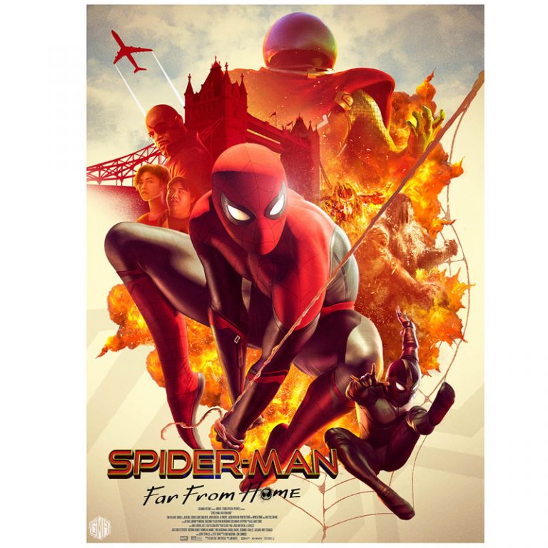 Edition collector – Lithographie Spider-Man : Far From Home
