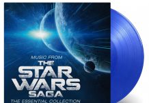 Compilation-musiques-Star-Wars-Saga-Vinyle-bleu-édition-limitée