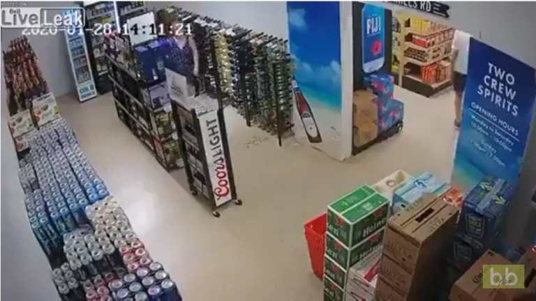 Des milliers de bières explosent pendant le tremblement de terre !