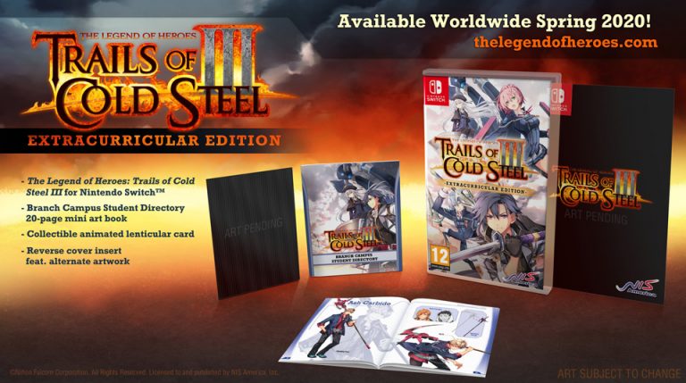 The Legend of Heroes : Trails of Cold Steel III – Extracurricular Edition