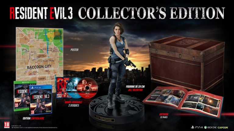 Edition collector pour le remake de Resident Evil 3