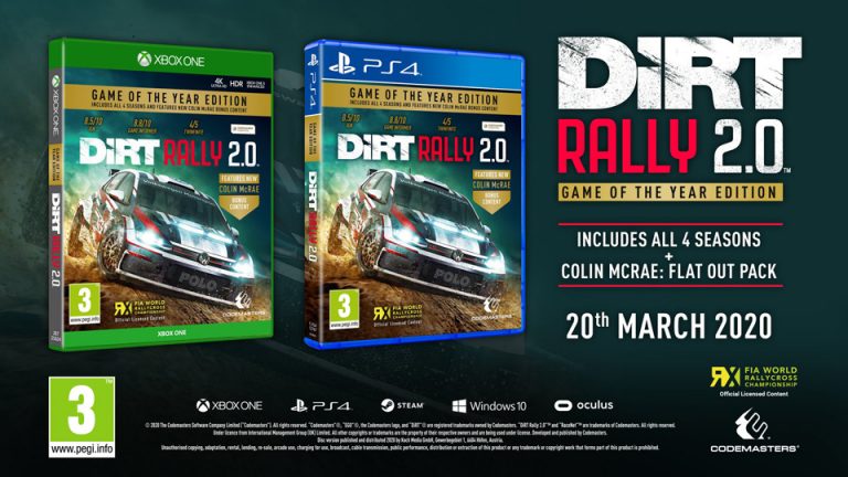 Dirt Rally 2.0 – Edition Game of the Year