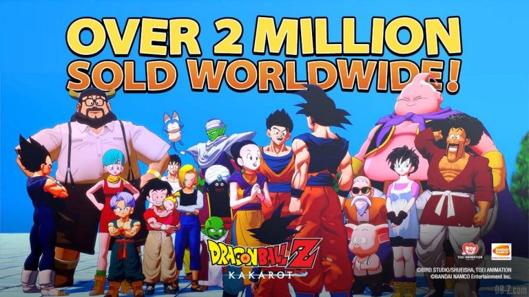 Dragon Ball Z Kakarot : 2 millions de jeux vendus !!