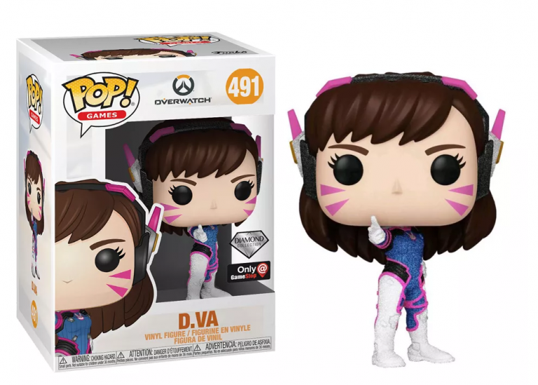 Funko Pop Diamond Overwatch de D.VA