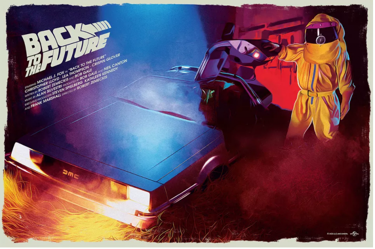 Poster Fine Art Retour vers le futur de Caroline Vermeir