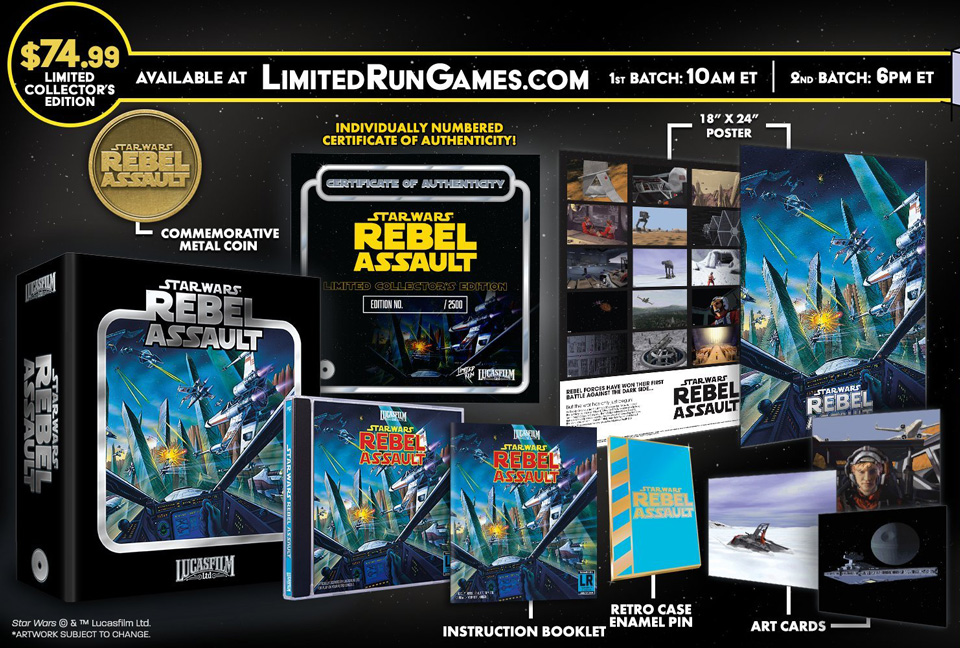 Star-Wars-Rebel-Assault-édition-collector-Limited-Run-Games