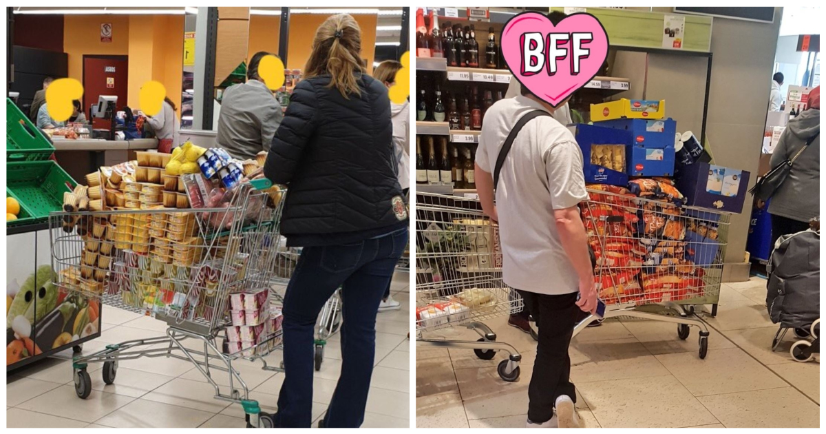 Les caddies les plus incroyables des consommateurs stupides