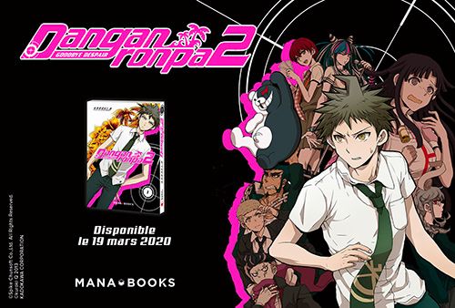 Danganronpa 2, l’adaptation en manga du Visual novel chez Mana Books