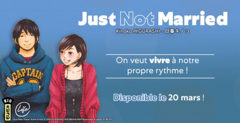 Préview manga – Just Not Married chez Kana