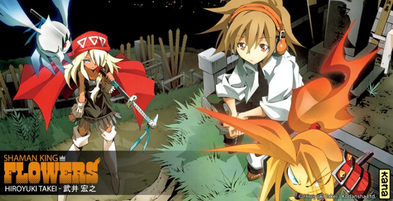 Préview manga – Shaman King Flower chez Kana