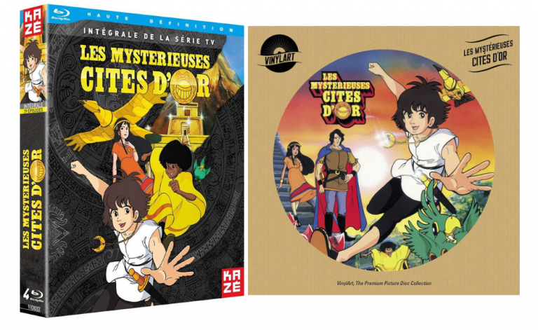 Les mystérieuses cités d’Or – Bande originale Vinyle et intégrale de la série en Blu-ray et DVD