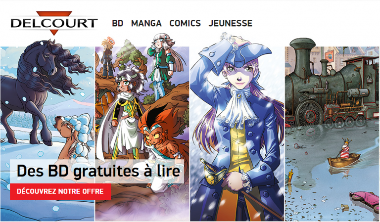 Les Éditions Delcourt vous offrent de la lecture numérique gratuite jusqu’au 30 avril