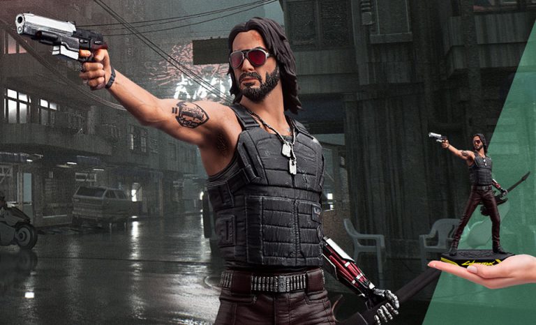 Cyberpunk 2077 statuette PVC Johnny Silverhand Dark Horse