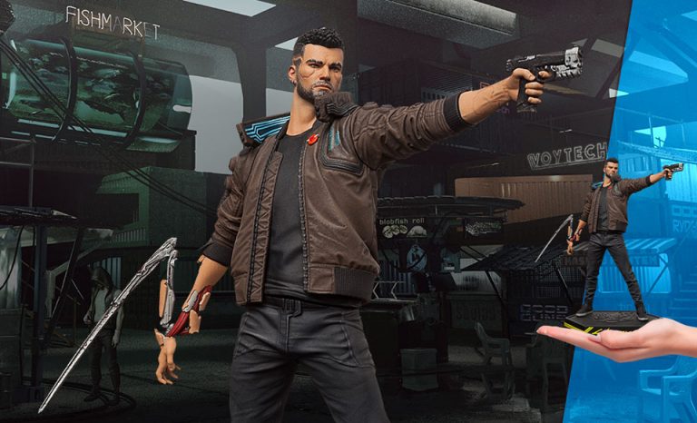 Cyberpunk 2077 statuette PVC Male V Dark Horse