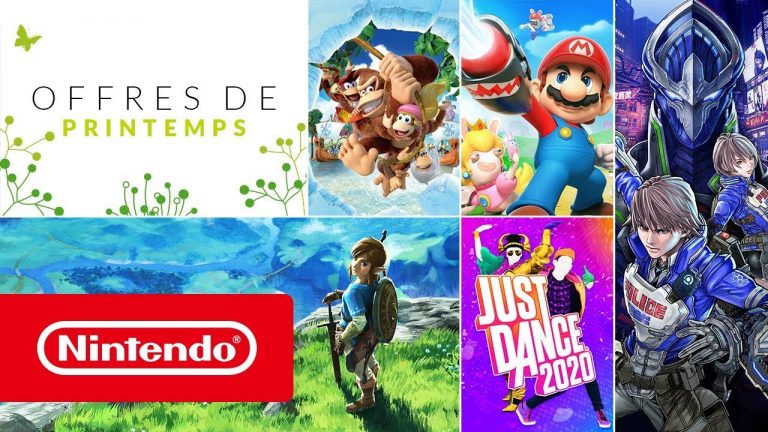 Offres de printemps 2020 Nintendo Switch – Jusqu’à -80 % !