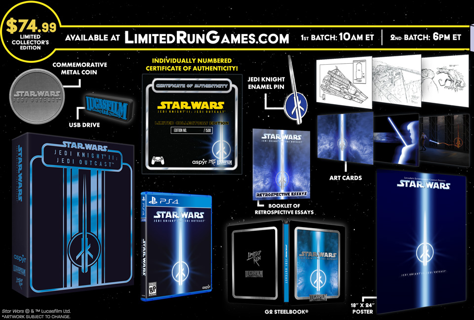 Star-Wars-Jedi-Knight-II-Jedi-Outcast-collector-Limited-Run-Games