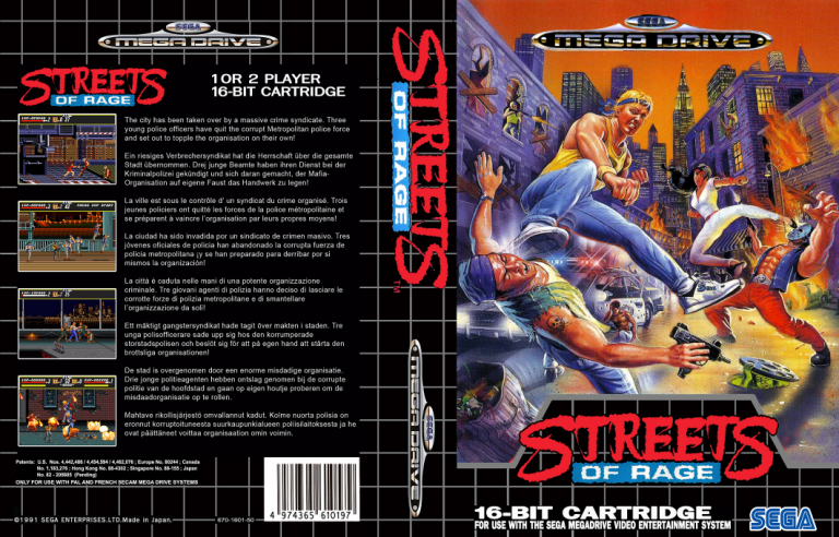 Streets of Rage Megadrive – Gameplay complet !