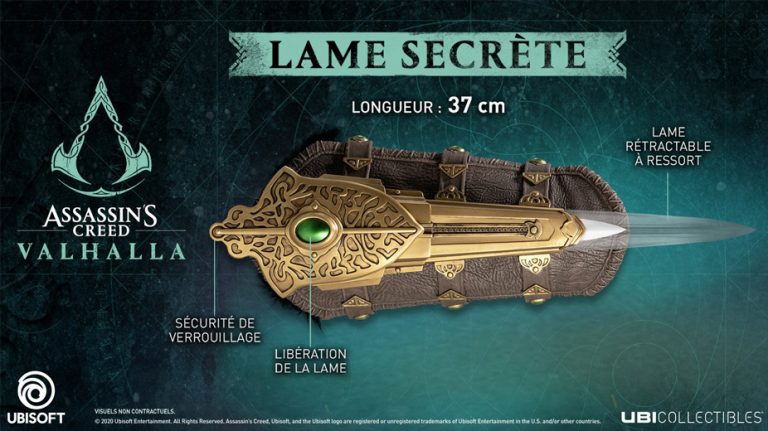 Réplique Lame secrète – Assassin’s Creed Valhalla