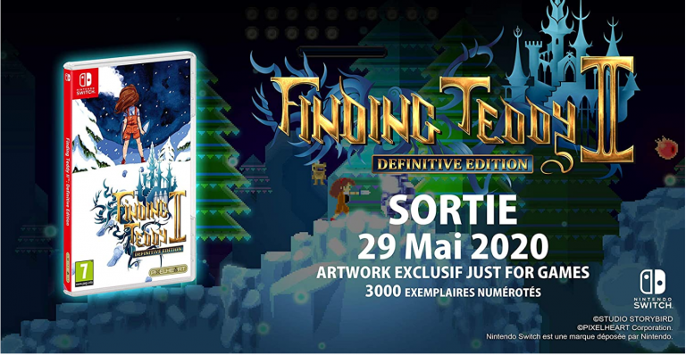 Finding Teddy II Definitive Edition – Edition limitée sur Switch